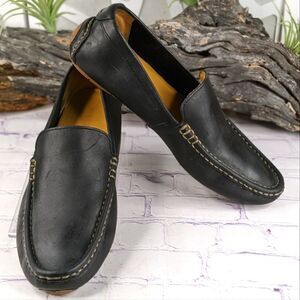 Cole Haan Somerset Venetian Driver C11402 Mens Black Loafers Moccasin Shoes